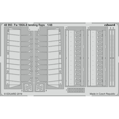 Fw 190A-8 landing flaps EDUARD