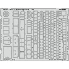 Eduard 1:48 SURFACE PANELS do MiG-21 dla Eduard