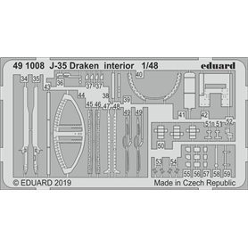 J-35 Draken interior HASEGAWA
