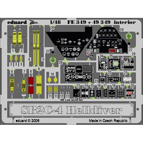 SB2C-4 interior REVELL/MON./Accurate Miniatures