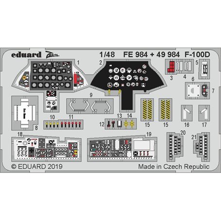 F-100D interior TRUMPETER