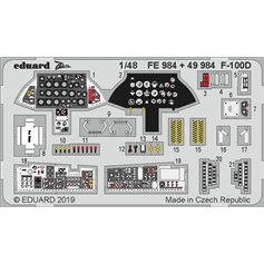 Eduard ZOOM 1:48 Interior elements for F-100D / Trumpeter