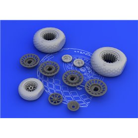 B-25H/J wheels MK Models