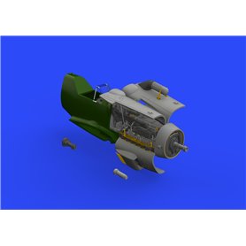 Bf 109G-6 engine TAMIYA