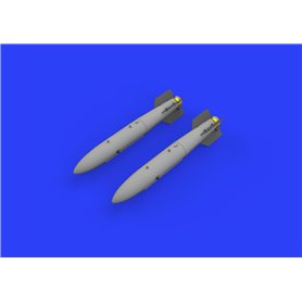 Eduard BRASSIN 1:48 B43-0 NUCLEAR WEAPON w/SC43-4/-7 TAIL ASSEMBLY - 2pcs.