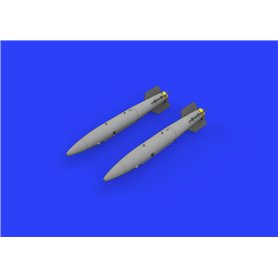 Eduard BRASSIN 1:48 B43-1 NUCLEAR WEPON w/SC43-4/-7 TAIL ASSEMBLY - 2pcs.