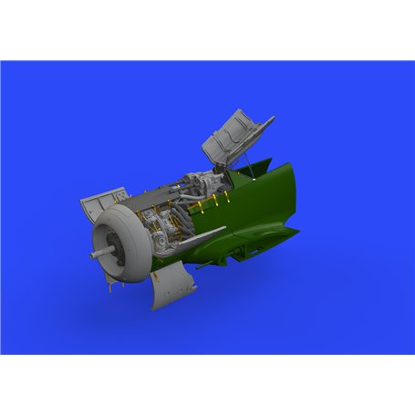 Fw 190A-8 engine & fuselage guns EDUARD