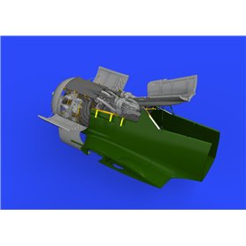 Fw 190A-8 engine & fuselage guns EDUARD