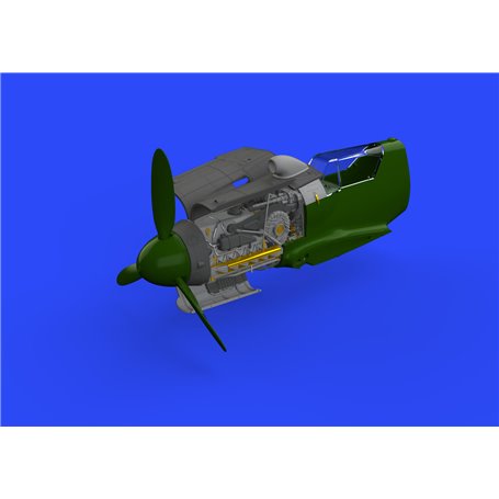 Bf 109G-10/U4 engine EDUARD