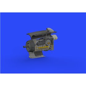 Bf 109G-10/U4 engine EDUARD