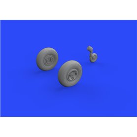 Spitfire Mk.XIV wheels - 4spoke AIRFIX