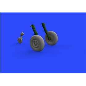 Spitfire Mk.XIV wheels - 4spoke AIRFIX