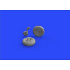 Spitfire Mk.XIV wheels - 4spoke AIRFIX