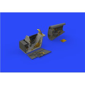 Eduard 1:48 Kokpit i przedział radiowy do Messerschmitt Bf 109E dla Eduard