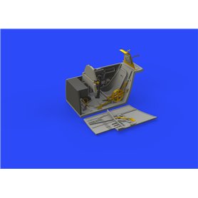 Eduard 1:48 Kokpit i przedział radiowy do Messerschmitt Bf 109E dla Eduard