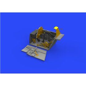 Eduard 1:48 Kokpit i przedział radiowy do Messerschmitt Bf 109E dla Eduard