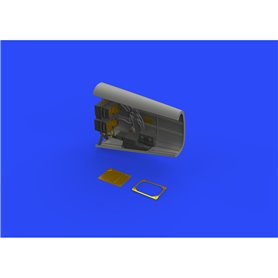 Eduard 1:48 Kokpit i przedział radiowy do Messerschmitt Bf 109E dla Eduard