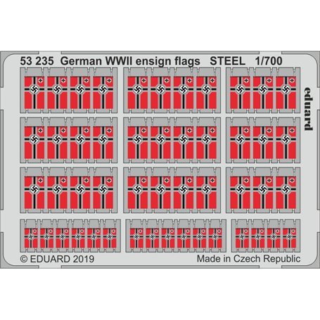 German WWII ensign flags STEEL