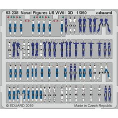 Eduard 1:350 Figurki marynarzy 3D - US WWII
