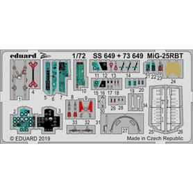 Eduard ZOOM 1:72 MiG-25RBT / ICM