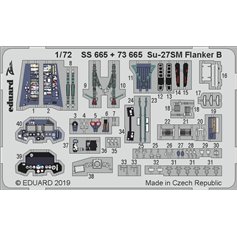 Eduard ZOOM 1:72 Sukhoi Su-27SM Flanker B / Zvezda