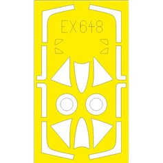 Eduard 1:48 Masks TFace for Hunter F.6 / Airfix