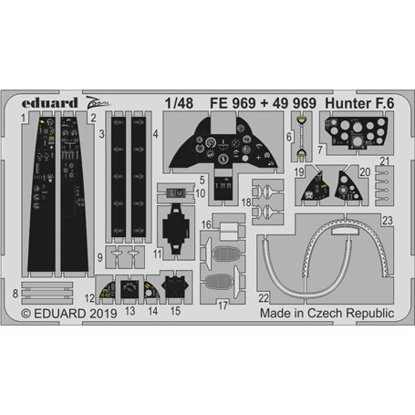 Eduard ZOOM 1:48 Hunter F.6 AIRFIX