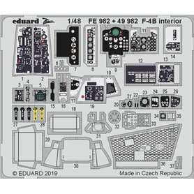 Eduard ZOOM 1:48 F-4B interior ACADEMY