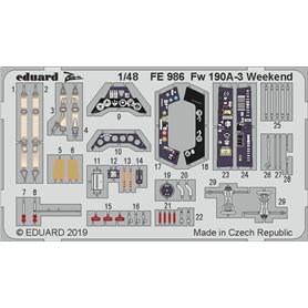 Eduard ZOOM 1:48 Fw 190A-3 Weekend EDUARD