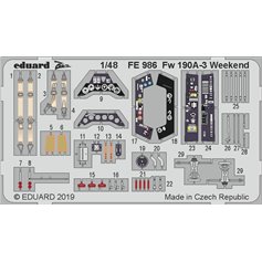 Eduard ZOOM 1:48 Focke Wulf Fw-190 A-3 dla Eduard WEEKEND edition