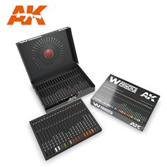 AK Interactive WEATHERING DELUXE EDITION BOX - zestaw ołówków do weatheringu