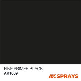 AK Interactive Fine Primer Black - Spray 400ml (Include