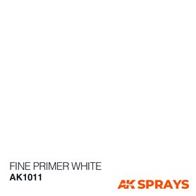 AK Interactive Fine Primer White - Spray 400ml (Include