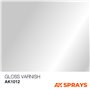 AK Interactive Gloss Varnish - Spray 400ml (Includes 2