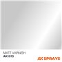 AK Interactive Matt Varnish - Spray 400ml (Includes 2 n