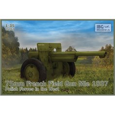 IBG 1:35 75mm Mle 1897 - FRENCH FIELD GUN - POLISH FORCES IN THE WEST 