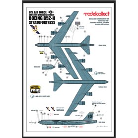 Modelcollect 1:72 B-52H - US STRATOFORTRESS STRATEGIC BOMBER