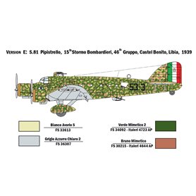 Italeri 1:72 SM.81 Pipistrello