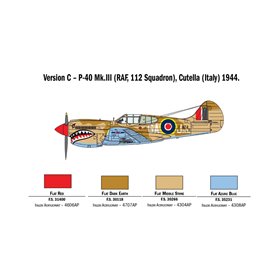 Italeri 2795 1/48 P-40 E/K Kittyhawk