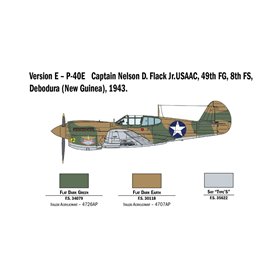 Italeri 2795 1/48 P-40 E/K Kittyhawk