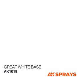 AK Interactive Great White Base - Spray 150ml