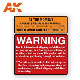 AK Interactive Dunkelgelb color - Spray 150ml
