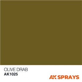 AK Interactive Olive Drab color - Spray 150ml