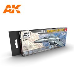 AK Interactive Zestaw farb US MODERN AIRCRAFT 2 SET - AIR SERIES