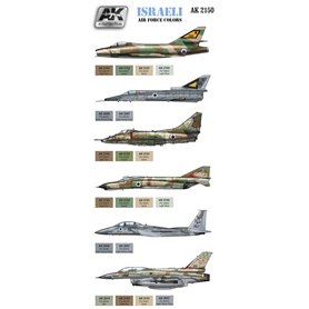 AK Interactive Israeli Air Force Color Set