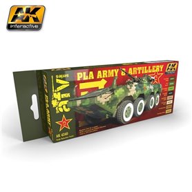 AK Interactive PLA Army and Artillery Set