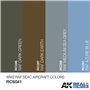 AK Interactive REAL COLORS RCS-041 Zestaw farb WWII RAF SEAC AIRCRAFT COLORS