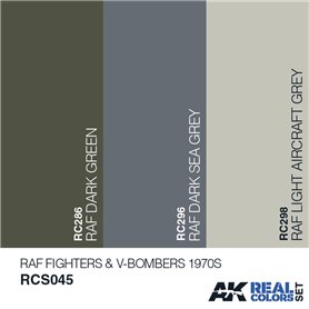 AK Interactive REAL COLORS RAF V-Bombers & Fighters 1967s Set