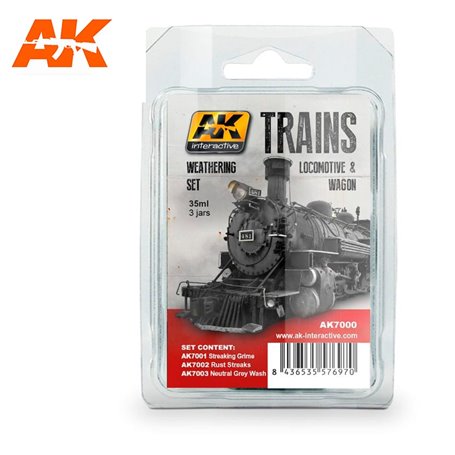 AK Interactive Trains Weathering Set vol. 1