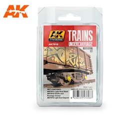 AK Interactive TRAINS - WEATHERING SET - cz.2